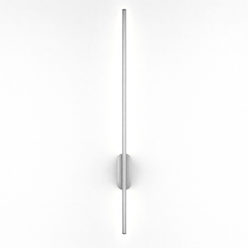 VenCore Lineon Silver 6093-20116 - Μοντέρνο Επιτοίχιο Φωτιστικό Απλίκα LED 60CM 12W Ασημί Αλουμίνιο με Ρυθμιζόμενο CCT Λευκό - Ημέρας - Θερμό - Χειρισμός CCT μέσω Διακόπτη On-Off