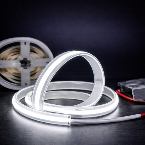 VenCore 6174-50021 - Ledstrip Cob 12W IP20 CW - Ταινία LED Τύπου COB - 5 Μέτρα (1 Roll) - 12 Watt 24 Volt - 320 LED ανά Μέτρο - 1320 Lumens ανά Μέτρο - Στεγανή IP68 - Ψυχρό Λευκό 6000K