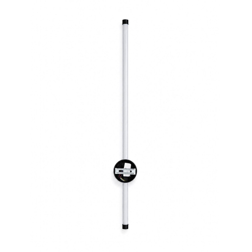 VenCore Serenor Black 6093-20126 - Μοντέρνο Επιτοίχιο Φωτιστικό Απλίκα LED 60CM 12W Μαύρο Αλουμίνιο με Ρυθμιζόμενο CCT Λευκό - Ημέρας - Θερμό - Χειρισμός CCT μέσω Διακόπτη On-Off