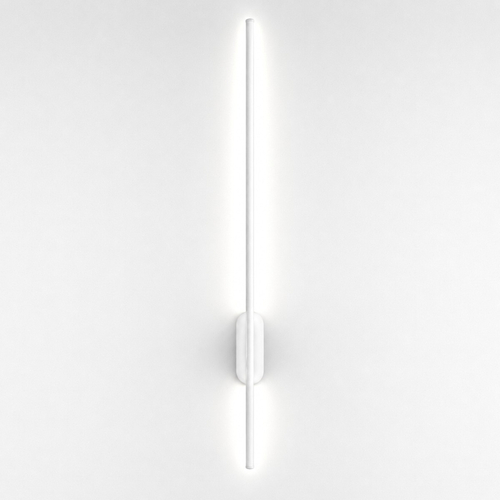 VenCore Lineon White 6093-20115 - Μοντέρνο Επιτοίχιο Φωτιστικό Απλίκα LED 60CM 12W Λευκό Αλουμίνιο με Ρυθμιζόμενο CCT Λευκό - Ημέρας - Θερμό - Χειρισμός CCT μέσω Διακόπτη On-Off