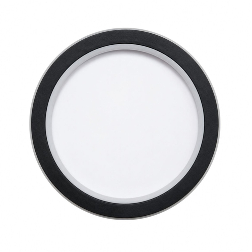 VenCore Noctis Black 6093-20013 - Μοντέρνο Επιτοίχιο Φωτιστικό Απλίκα LED 12W Μαύρο Αλουμίνιο με Ρυθμιζόμενο CCT Λευκό - Ημέρας - Θερμό - Χειρισμός CCT μέσω Διακόπτη On-Off - Φ21 x Υ5cm