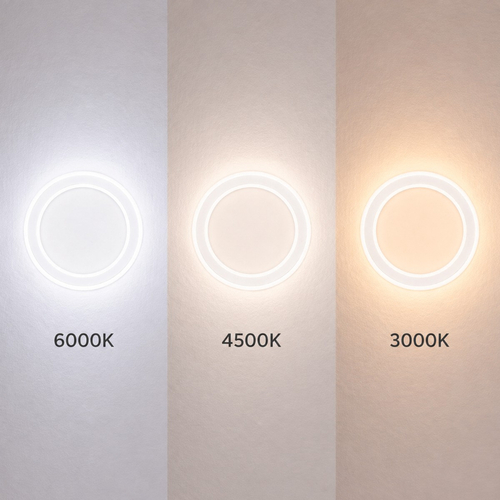 VenCore Noctis White 6093-20014 - Μοντέρνο Επιτοίχιο Φωτιστικό Απλίκα LED 12W Λευκό Αλουμίνιο με Ρυθμιζόμενο CCT Λευκό - Ημέρας - Θερμό - Χειρισμός CCT μέσω Διακόπτη On-Off - Φ21 x Υ5cm