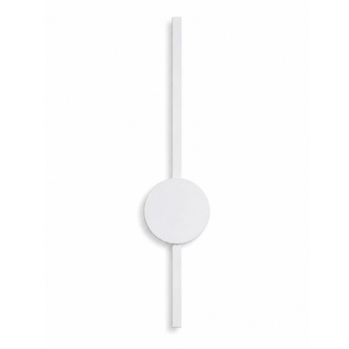 VenCore Axion White 6093-20095 - Μοντέρνο Επιτοίχιο Φωτιστικό Απλίκα LED 12W Λευκό Αλουμίνιο με Ρυθμιζόμενο CCT Λευκό - Ημέρας - Θερμό - Χειρισμός CCT μέσω Διακόπτη On-Off - Μ45.5 x Π11 x Υ5.5cm