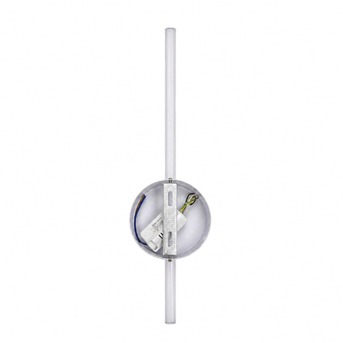 VenCore Axion White 6093-20095 - Μοντέρνο Επιτοίχιο Φωτιστικό Απλίκα LED 12W Λευκό Αλουμίνιο με Ρυθμιζόμενο CCT Λευκό - Ημέρας - Θερμό - Χειρισμός CCT μέσω Διακόπτη On-Off - Μ45.5 x Π11 x Υ5.5cm