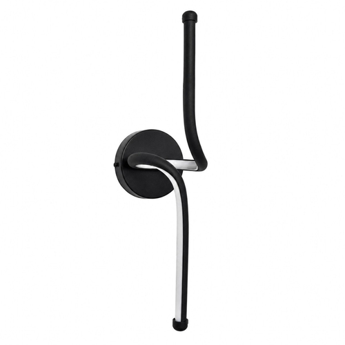 VenCore Aureon Black 6093-20146 - Μοντέρνο Επιτοίχιο Φωτιστικό Απλίκα LED 12W Μαύρο Αλουμίνιο με Ρυθμιζόμενο CCT Λευκό - Ημέρας - Θερμό - Χειρισμός CCT μέσω Διακόπτη On-Off - Μ40 x Π11 x Υ14cm