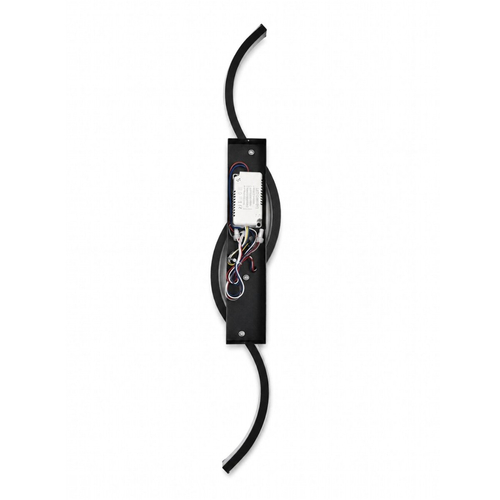 VenCore Zevora Black 6093-20134 - Μοντέρνο Επιτοίχιο Φωτιστικό Απλίκα LED 12W Μαύρο Αλουμίνιο με Ρυθμιζόμενο CCT Λευκό - Ημέρας - Θερμό - Χειρισμός CCT μέσω Διακόπτη On-Off - Μ62 x Π8 x Υ5cm