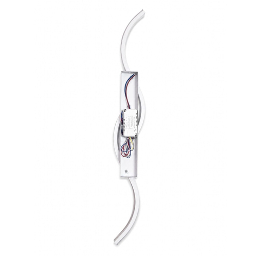 VenCore Zevora White 6093-20135 - Μοντέρνο Επιτοίχιο Φωτιστικό Απλίκα LED 12W Λευκό Αλουμίνιο με Ρυθμιζόμενο CCT Λευκό - Ημέρας - Θερμό - Χειρισμός CCT μέσω Διακόπτη On-Off - Μ62 x Π8 x Υ5cm