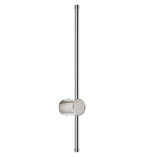 VenCore Serenor Silver 6093-20128 - Μοντέρνο Επιτοίχιο Φωτιστικό Απλίκα LED 7W Ασημί Αλουμίνιο με Ρυθμιζόμενο CCT Λευκό - Ημέρας - Θερμό - Χειρισμός CCT μέσω Διακόπτη On-Off - Μ60 x Π6 x Υ10cm