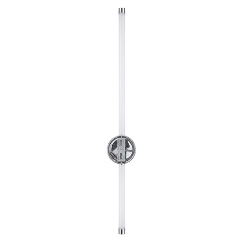 VenCore Serenor Silver 6093-20128 - Μοντέρνο Επιτοίχιο Φωτιστικό Απλίκα LED 7W Ασημί Αλουμίνιο με Ρυθμιζόμενο CCT Λευκό - Ημέρας - Θερμό - Χειρισμός CCT μέσω Διακόπτη On-Off - Μ60 x Π6 x Υ10cm