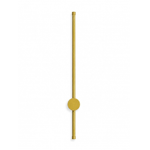 VenCore Serenor Gold 6093-20129 - Μοντέρνο Επιτοίχιο Φωτιστικό Απλίκα LED 7W Χρυσό Αλουμίνιο με Ρυθμιζόμενο CCT Λευκό - Ημέρας - Θερμό - Χειρισμός CCT μέσω Διακόπτη On-Off - Μ60 x Π6 x Υ10cm