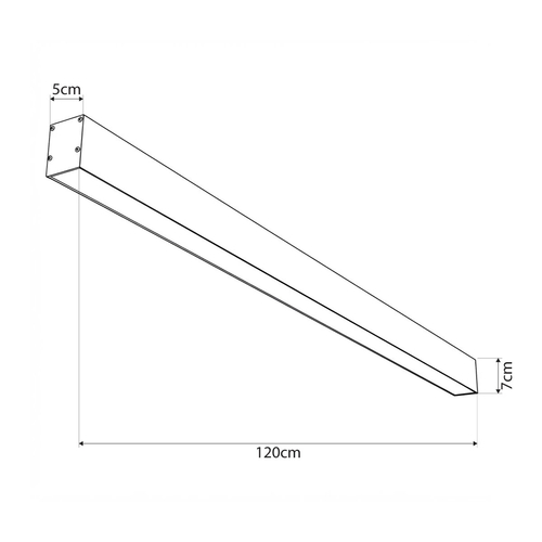 kelvo® ORION KLV-101-0364-V2 Γραμμικό Φωτιστικό Οροφής LED 72W 7200lm 120° AC 220-240V IP20 Ρυθμιζόμενο Λευκό CCT με Χειριστήριο από 2700K έως 6000K Dimmable - Lumileds SMD Chip - Χρυσό Πλατίνα - Μ120 x Π5 x Υ7cm - 3 Χρόνια Εγγύηση