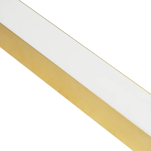 kelvo® ORION KLV-101-0364-V2 Γραμμικό Φωτιστικό Οροφής LED 72W 7200lm 120° AC 220-240V IP20 Ρυθμιζόμενο Λευκό CCT με Χειριστήριο από 2700K έως 6000K Dimmable - Lumileds SMD Chip - Χρυσό Πλατίνα - Μ120 x Π5 x Υ7cm - 3 Χρόνια Εγγύηση