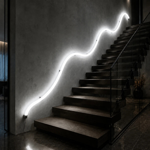 kelvo® AURAFLEX KLV-101-0507 Ταινία Neon Flex LED 14W/m 1400lm/m 360° DC 24V Αδιάβροχο IP65 504 x SMD2835 Chip/m Ρυθμιζόμενο Λευκό CCT από 2700K έως 6000K Dimmable - Lumileds SMD Chip - Μ1000 x Π2 x Υ2cm - Ρολό 10 Μέτρων - 6 Χρόνια Εγγύηση
