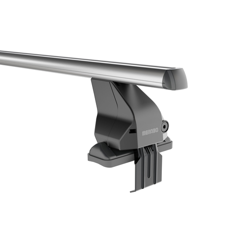 Menabo - Σετ Μπάρες Οροφής Αλουμινίου τύπου Omega M Silver Για BMW Serie 1 (F20) Hatchback 09/2011 > 06/2019 5πορτο Μήκος 112cm - 1 σετ. (10490/MB+13460/MB)