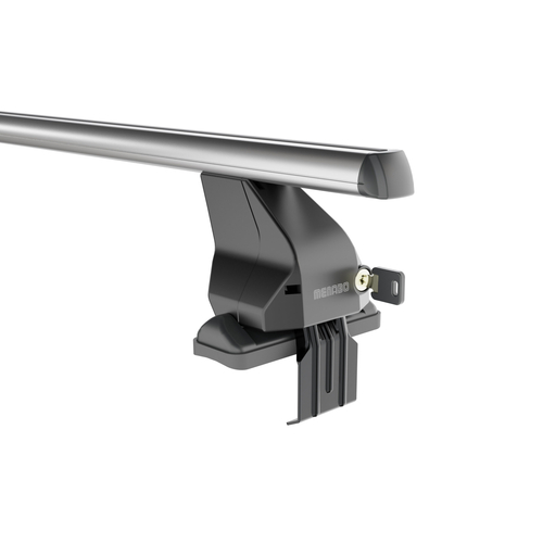 MENABO Ολοκληρωμένο Σετ Μπάρες Οροφής Αλουμινίου OMEGA M 112 cm σε Ασημί Χρώμα για Mercedes Benz C-Class (W206) 4 doors 2021> - 2 τεμ. (10590/MB+13460/MB)