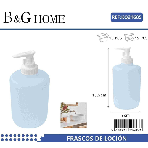 Θήκες κρεμοσάπουνου Dispenser πλαστικές - Σετ 5pcs - Light Blue - 21685