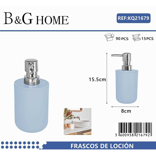 Θήκες κρεμοσάπουνου Dispenser πλαστικές - Σετ 5pcs - Light Blue - 21679