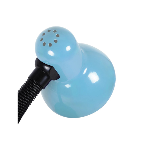 GLOBOSTAR® STUDENT GLB-102-0009 Μοντέρνο Επιτραπέζιο Φωτιστικό Πορτατίφ με Ντουί 1 x E27 AC 220-240V IP20 - Γαλάζιο & Μαύρο - Μ14 x Π14 x Υ32cm
