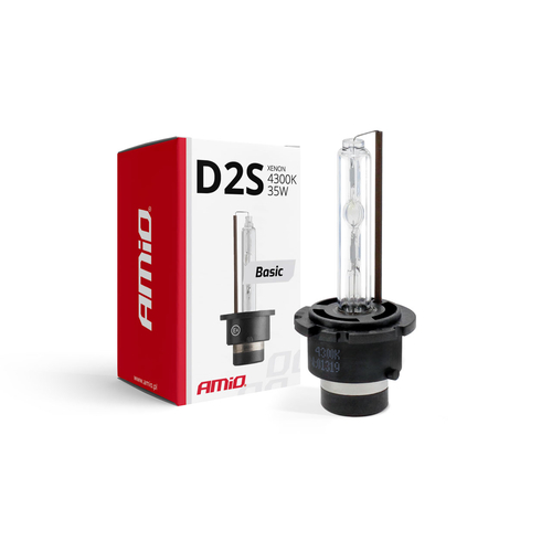 Amio - Ανταλλακτική Λάμπα D2S Xenon 12V 35W 4300K Basic Σειρά P32d-2 για Φώτα Αυτοκινήτου - 1 τεμ. (01319/AM)