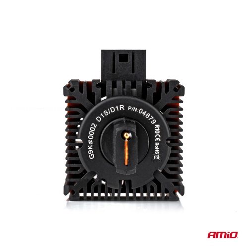 Amio - Λαμπτήρες LED Φώτων Εμπρός τύπου D1S/D1R βάση PK32d-2 τάση λειτουργίας 12V απόδοσης 110W (11132lm) XD PRO Series FULL CANBUS 6500K με ψύκτρα Plug & Play για Επιβατικά Αυτοκίνητα - 2 τεμ. (04679/AM)