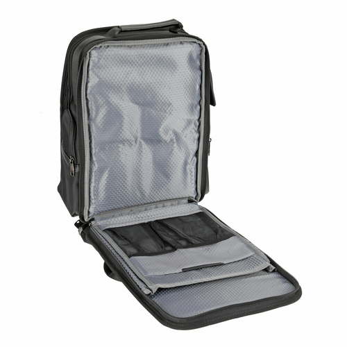 ΤΣΑΝΤΑ ΠΛΑΤΗΣ BACK PACK ZAINO BK-01 ΣΕ ΜΑΥΡΟ ΧΡΩΜΑ 32x45x22cm
