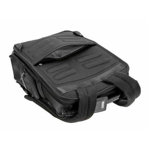 ΤΣΑΝΤΑ ΠΛΑΤΗΣ BACK PACK ZAINO BK-01 ΣΕ ΜΑΥΡΟ ΧΡΩΜΑ 32x45x22cm