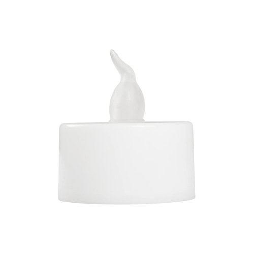 GLOBOSTAR® EVERFLAME 79550 Διακοσμητικό Κερί Ρεσώ LED 0.3W 15lm 120° DC 3V 1 x CR2032 Μπαταρία IP20 Θερμό Λευκό 2700K - Μ3.6 x Π3.6 x Υ3.9cm - 1 Χρόνο Εγγύηση