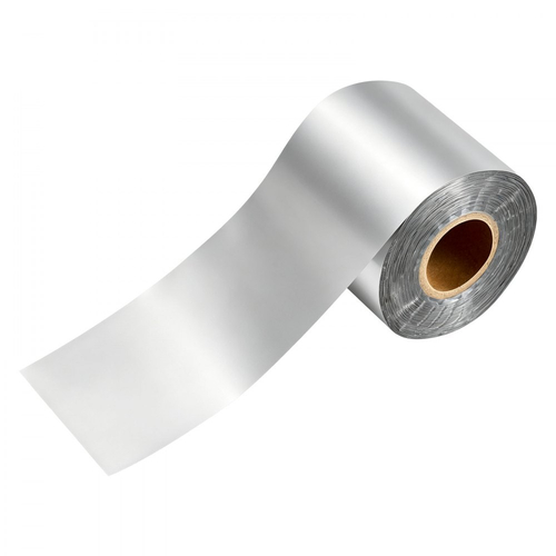 Χαρτί θερμής σφράγισης VEVOR 6 cm x 120 m, εξαιρετικά μακρύ ρολό ασημένιου θερμού φύλλου, συμβατό με τη θερμαινόμενη μηχανή διάτρησης και ανάγλυφης εκτύπωσης δέρματος VEVOR, πλούσιο χρώμα, λεπτή υφή, για χαρτί, ξύλο και πλαστικό