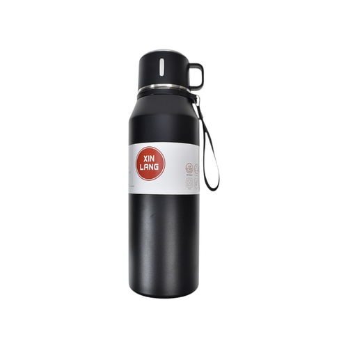Φορητό παγούρι-θερμός - 1000ml - 413265 - Black