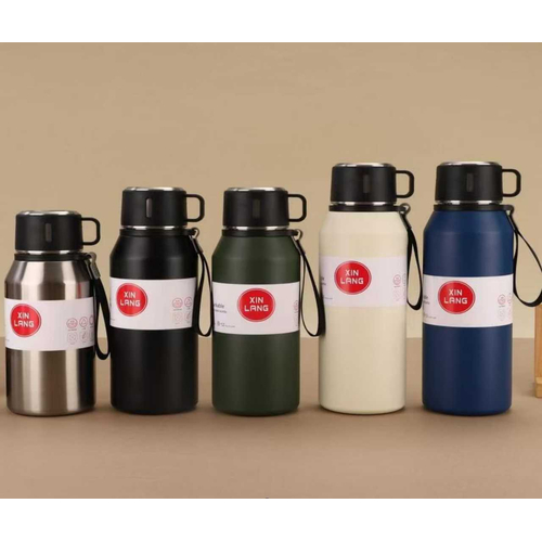 Φορητό παγούρι-θερμός - 1000ml - 413265 - Black