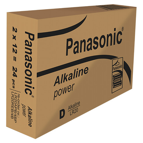 ELVHX - EL46LR20 | ΑΛΚΑΛΙΚΕΣ ΜΠΑΤΑΡΙΕΣ PANASONIC® LR20 ΜΕΓΑΛΗ D (τιμή τεμαχίου)
