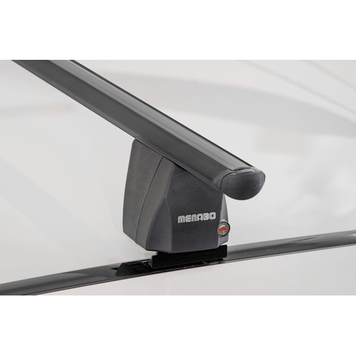 Menabo - Σετ Μπάρες Οροφής Delta L Αλουμινίου Για Audi Q3 Sportback (F3) 10/2019 > 5πορτο SUV Black Μήκος 141cm - 1 σετ. (9880/MB+12520/MB)