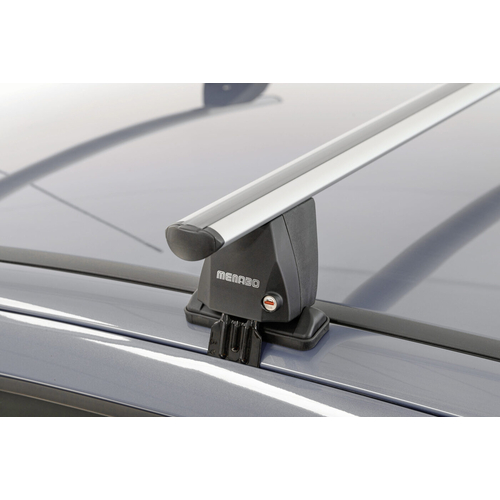 Menabo – Ολοκληρωμένο Σετ Μπάρες Οροφής Αλουμινίου Delta L 141 cm Σε Ασημί Χρώμα Για BMW Serie 5 Touring (E61) 04/2004 > 05/2010 5πορτο / Station Wagon - 2 Τεμ. (9640/MB+12530/MB)
