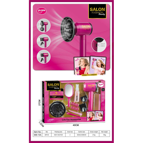 Παιδικό σετ κομμωτικής - 13pcs - 688-15A - 917375