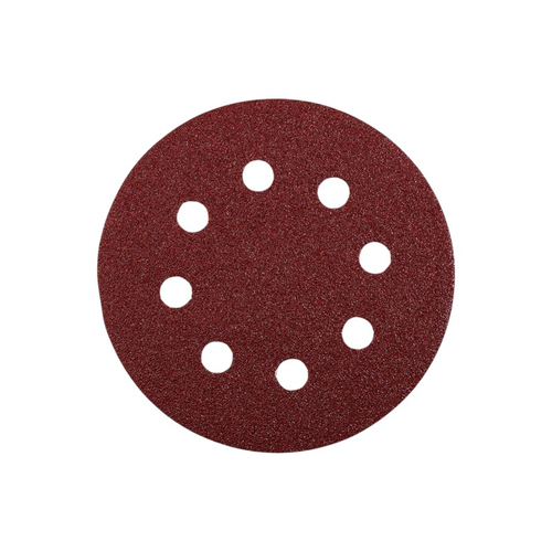 Φύλλα λείανσης για έκκεντρο τριβείο - 5pcs - 125mm - 80P - 8holes - Finder - 196249