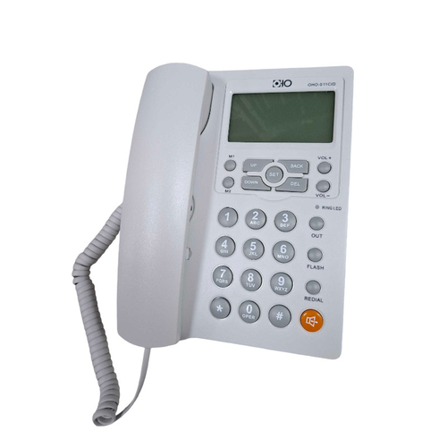 Ενσύρματο σταθερό τηλέφωνο - OHO-011 - 300641 - White