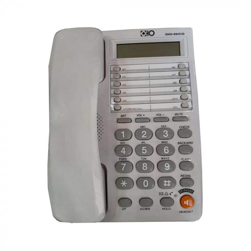 Ενσύρματο σταθερό τηλέφωνο - OHO-092 - 300757 - Grey