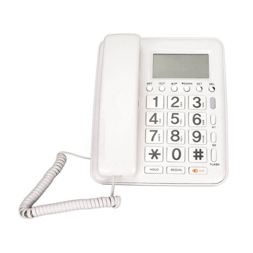 Ενσύρματο σταθερό τηλέφωνο - OHO-933 - 659337 - White