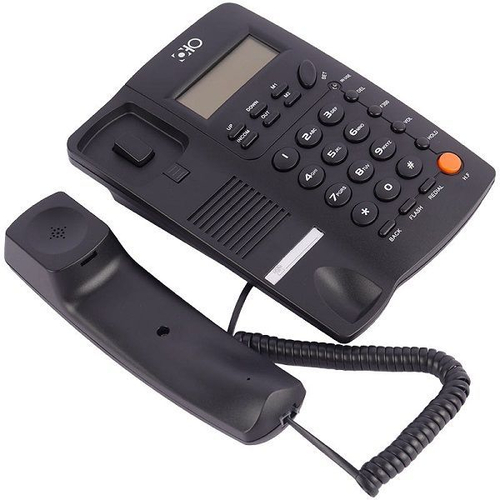 Ενσύρματο σταθερό τηλέφωνο - OHO-03 - 690033 - Black
