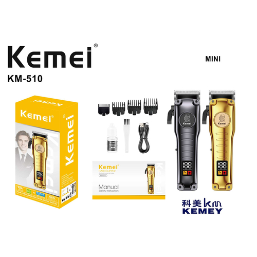 Κουρευτική μηχανή - KM-510 - Kemei - Black
