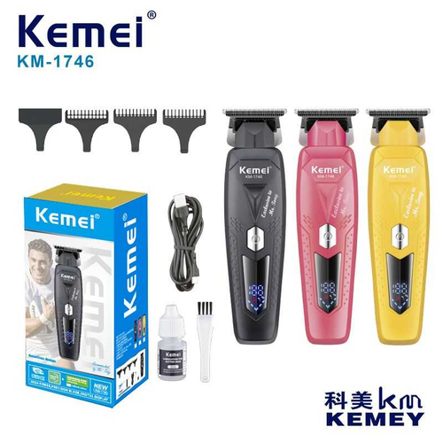 Κουρευτική μηχανή & trimmer - KM-1746 - Kemei - Red