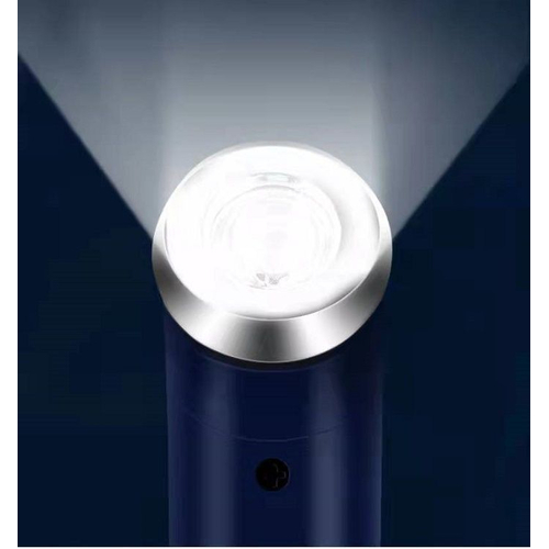 Αυτόματη ομπρέλα σπαστή με φακό LED - 10K - Tradesor - 585670 - Light Blue