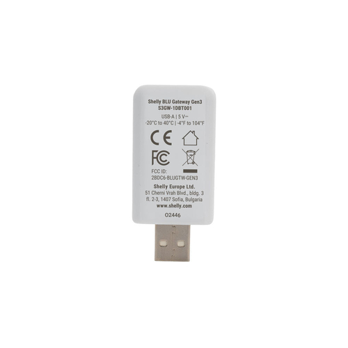 3800235261934 | Shelly BLU Gateway Gen3 - EAN 3800235261934