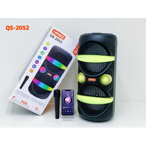 Φορητό ηχείο subwoofer με μικρόφωνο Karaoke - QS-2052 - 814437