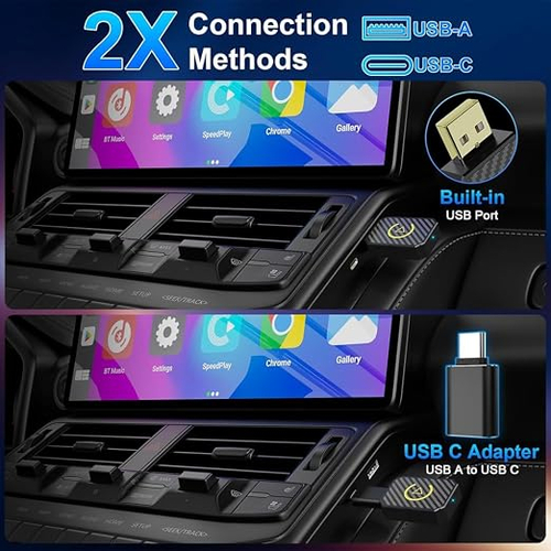 Ασύρματος αντάπτορας για CarPlay και Android Auto - Wifi/Bluetooth - 115222