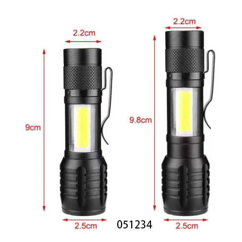 Επαναφορτιζόμενος φακός LED mini - 535 - 051234