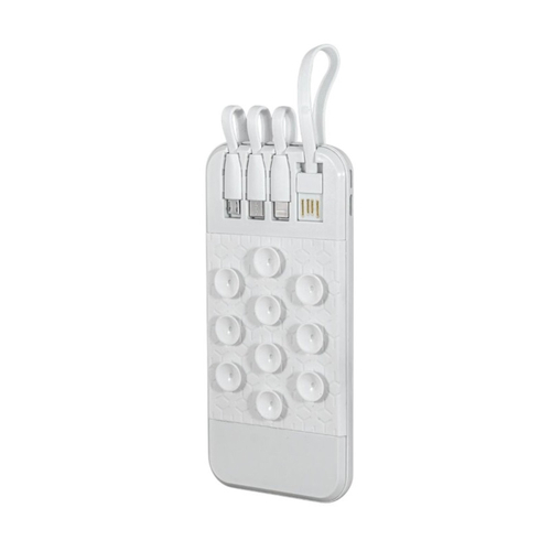 Powerbank 4in1 - Fast Charge - 10.000mah - X20 - 125200 - White