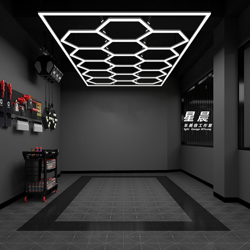 LineaForm - Διακοσμητικό LED Φωτιστικό Πάνελ Οροφής Πολυγωνικού Σχεδιασμού με Εσωτερικά Μοτίβα - 552W 110-240V - Μ484.0 x Π243.3 x Υ2cm - Ψυχρό Λευκό 6500K