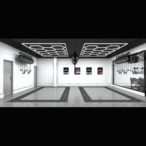 ModuShine - Διακοσμητικό LED Φωτιστικό Πάνελ Οροφής Πολυγωνικού Σχεδιασμού με Εσωτερικά Μοτίβα - 576W 110-240V - Μ478.0 x Π302.5 x Υ2cm - Ψυχρό Λευκό 6500K