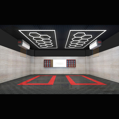 LightMatrix - Διακοσμητικό LED Φωτιστικό Πάνελ Οροφής Πολυγωνικού Σχεδιασμού με Εσωτερικά Μοτίβα - 886W 110-240V - Μ471.4 x Π236.1 x Υ8cm - Ψυχρό Λευκό 6500K